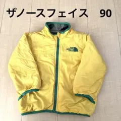 ザノースフェイス　リバーシブル　ジャンパー　フリース　ジャケット　迷彩　90