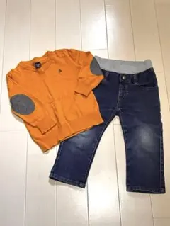 babyGap ニット　セーターとデニムパンツセット 18-24ヶ月90cm