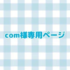 com様専用ページ