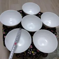 ヤマザキ白い皿ボウル１４cm 深さ５,５cm ６個