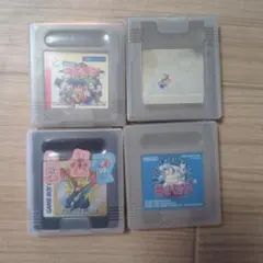 ゲームボーイソフト4本セットポケモンゴエモンセーラームーン