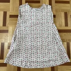 ユニクロ/PAUL & JOE 花柄ノースリーブワンピース 120