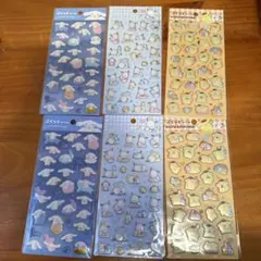 【匿名発送】ダイソー　サンリオ　ぷくっとシール　６枚