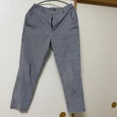 A day in the life チェック柄パンツ 36