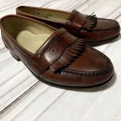 希少 80s USA製 コールハーン タッセルローファー ヴィンテージ ブラウン