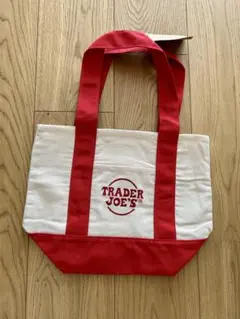 トレジョ　ミニキャンバストート　赤