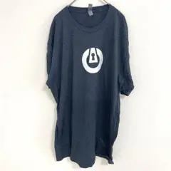 美品✨半袖Tシャツ【XL】ロゴプリント ダークネイビー カジュアル ストリート