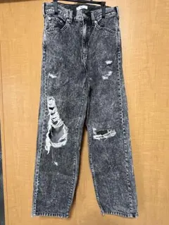 WEGO ヴィンテージウォッシュダメージデニムパンツ Mサイズ