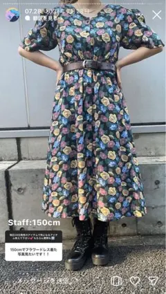 フローラルワンピースのサムネイル