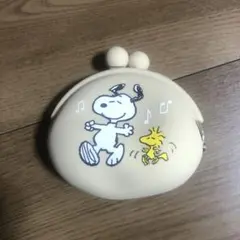 スヌーピー　シリコンがま口コインケース