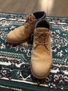 Timberland ティンバーランド レザーチャッカブーツ 8W イエロー美品