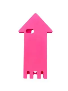 スプラトゥーン2 iPhoneケース ネオンピンク iPhoneSE イカ型