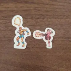 ストリートファイター アクションステッカー 2枚セット