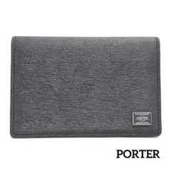 PORTER ポーターカレント 吉田カバン カードケース 名刺入れ レザー　黒のサムネイル
