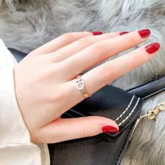 ローズゴールド ベルト バックル付き 316lステンレス リング #C959-7