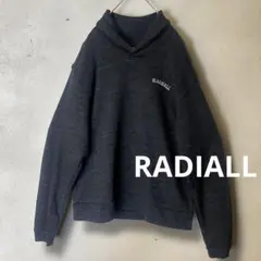 EL RADIALL ショールカラースウェットシャツ プルオーバー M メランジ