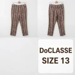 DoCLASSE チェック柄 カジュアルパンツ 13