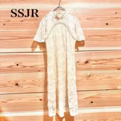 SSJR 総レースワンピース アイボリー フェミニン 花柄 ガーリー ゆるふわ