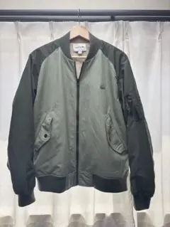 LACOSTE ラコステ　 リバーシブルボンバージャケット　L グリーン