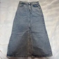 Dazy デニムロングスカート スリット入り