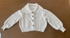 グレイル　GRL ニットカーディガン　オフホワイト