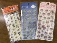 サンリオ ぷくっとシール 3枚セット シナモロール マイメロ