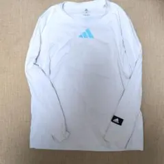 adidas テニス ロングスリーブ Tシャツ L ホワイト