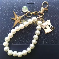 シャネル　2025年　ホリデーチャーム　コメット　星　＆　パールストラップ