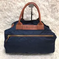 ✨未使用級✨フェリージ　1887/1　ビジネスバッグ　バリスティックナイロン　紺 フェリージのナイロン ボストンバッグ | 送料無料|NAVY/L.BROWN