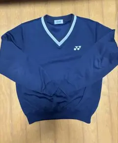 ヨネックス Vネック ウォームアップウェア ネイビー SSサイズ