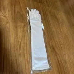 ウェディング用サテンロンググローブ