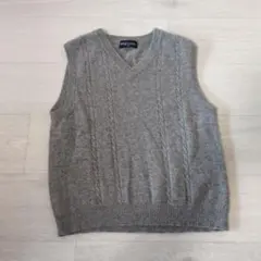 カシミア100%　ベスト　130センチ