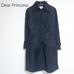 Dear Princess ネイビー ロングコート フレアシルエット 可愛い