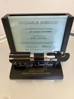 star wars ダース・ベイダー ライトセーバー サイン入り