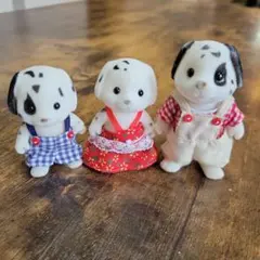 シルバニアダルメシアンファミリー 海外版　廃盤3体