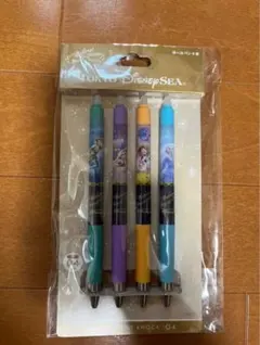 東京ディズニーシー フリクションボールペン 4本セット
