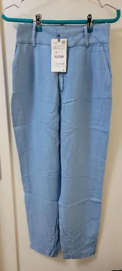 ZARA ライトブルー ライトデニムパンツ XS