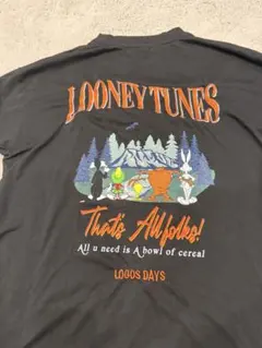 Looney Tunes Tシャツ LOGOS DAYS ブラック　Mのサムネイル