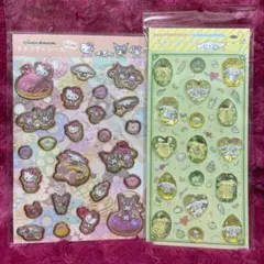 ハローキティ・シナモロール キャンディシール 2シートセット