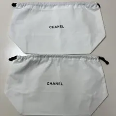 CHANEL ノベルティ巾着袋 2枚セット