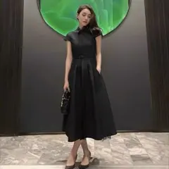 ローブブラン Embroidery エンブロイダリー ワンピース ドレス M