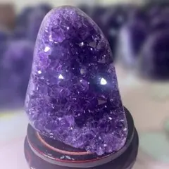 極上】ウルグアイアメジストクラスター原石（幸運水晶）天然紫水晶