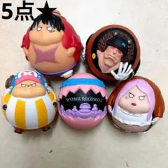 ワンピース バウンドボール　フィギュア 5種