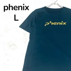 【人気】phenix ロゴTシャツ 半袖 ドライ生地 L グリーン 速乾のサムネイル