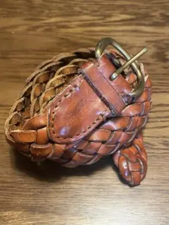 値下げ‼️ラルフローレン　レザーメッシュベルト