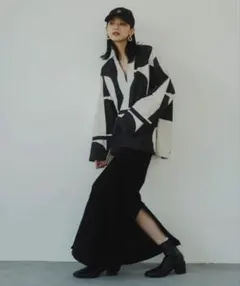 Knuth Marf front zip mermaid skirt 新品タグ付のサムネイル