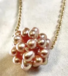 ただ今SALE 新品未使用　天然素材　淡水パールトップ　ペンダントトップ