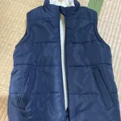 GLOBAL WORK ネイビー ダウンベスト 100cm~