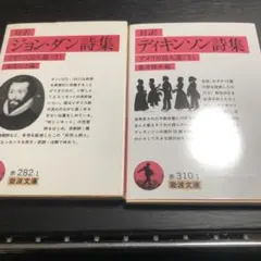 希少 ジョン・ダン詩集 対訳 岩波文庫 - メルカリ