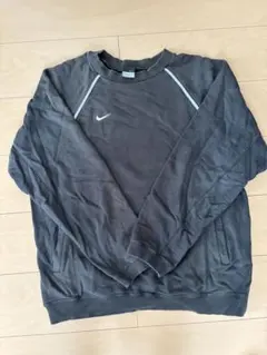 NIKE ナイキ スウェット トレーナー ブラック 黒 メンズL 刺繍ロゴ